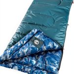 Coleman Kids 45°F Sleeping Bag for Children up to 5ft 5in Tall, Lightweight & Warm Sleep Sack for Indoor/Outdoor Use, Machine Washable-0