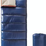 Amazon Basics 30°F Cool Weather Sleeping Bag – Blue, 75x33 Inches-0