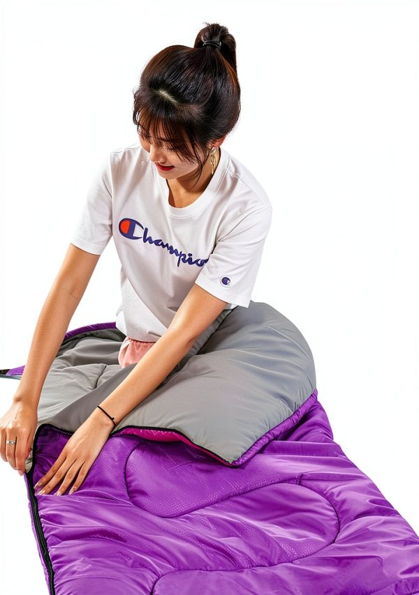 SWTMERRY Sleeping Bag 3 Seasons (Summer, Spring, Fall) Warm & Cool Weather - Lightweight,Waterproof Indoor & Outdoor Use for Kids, Teens & Adults for Hiking and Camping-4