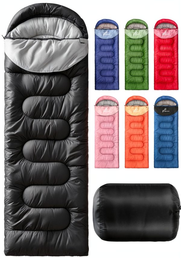 Sleeping Bag Sportneer Adult Kids 3-4 Season Lightweight 32-65°F-0