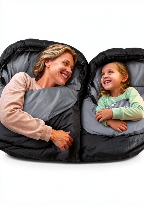 Sleeping Bag Sportneer Adult Kids 3-4 Season Lightweight 32-65°F-3