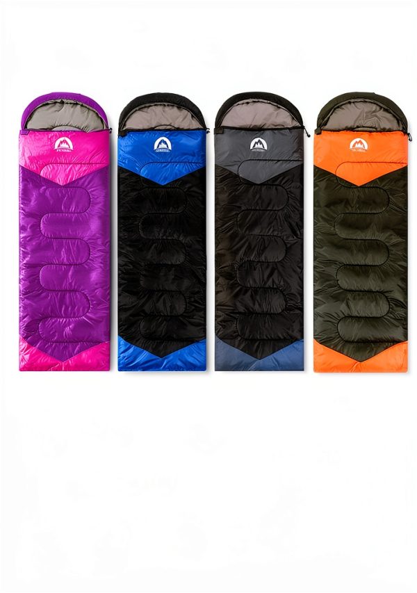 SWTMERRY Sleeping Bag 3 Seasons (Summer, Spring, Fall) Warm & Cool Weather - Lightweight,Waterproof Indoor & Outdoor Use for Kids, Teens & Adults for Hiking and Camping-1