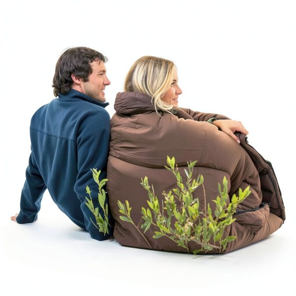 Coleman Dunnock 20°F Big ‘n Tall Sleeping Bag, Cold-Weather Sleeping Bag Fits Adults up to 6ft 4in, Machine Washable, Flannel Liner-1